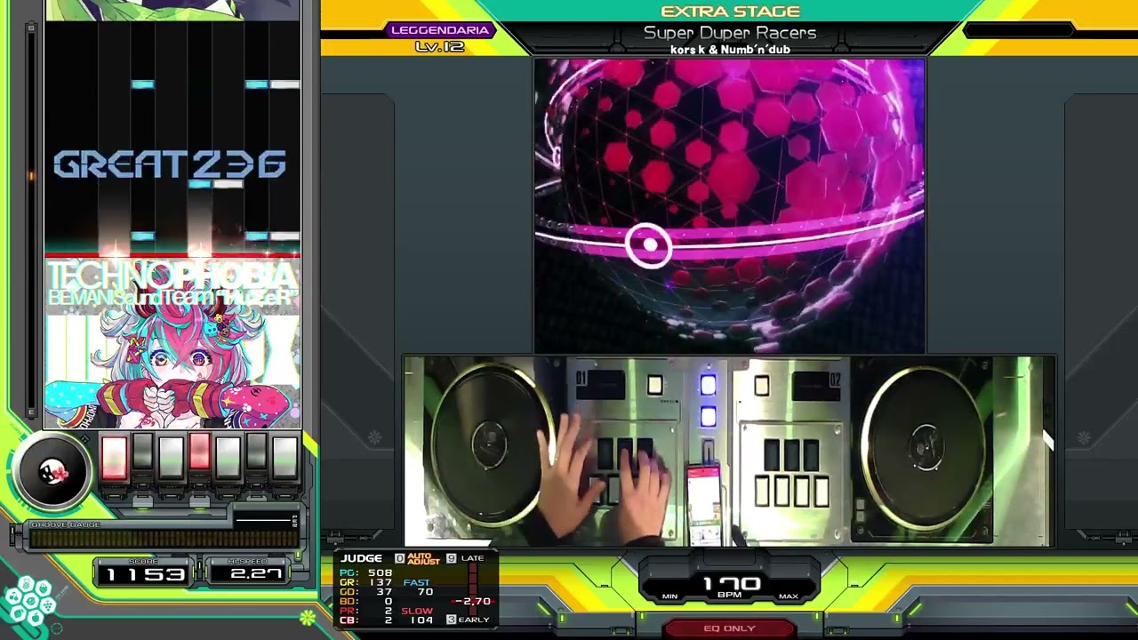 beatmania IIDX】Super Duper Racers / kors k & Numb'n'dub - YouTube