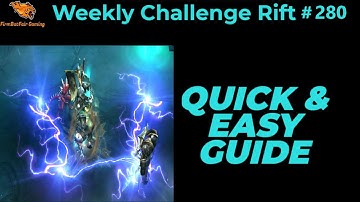 Diablo 3: NA Challenge Rift #280 - Quick & Easy Guide - Maps & Everything you need for a quick time!