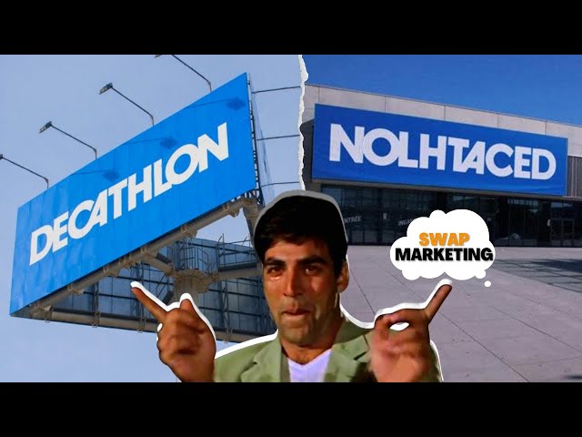 Decathlon reverses its name to 'NOLHTACED' in 3 Belgian cities