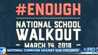 #ENOUGH NATIONAL SCHOOL WALKOUT TO END GUN VIOLENCE