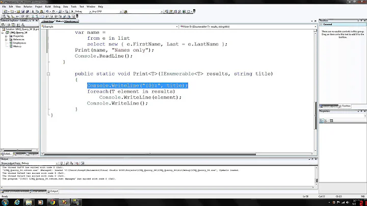 C# Programming 34 - Using LINQ to query an array