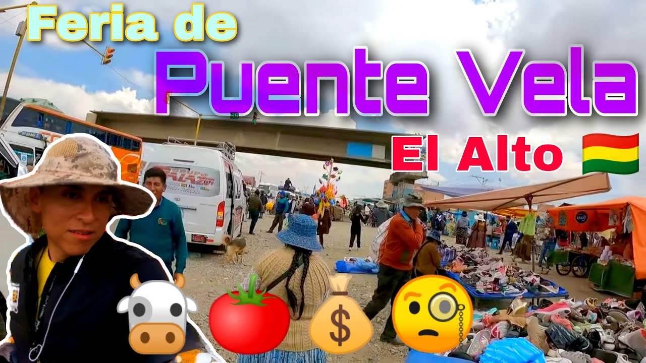 FERIA DE PUENTE VELA EL ALTO🇧🇴, LUNES, así es la feria en la carretera ...
