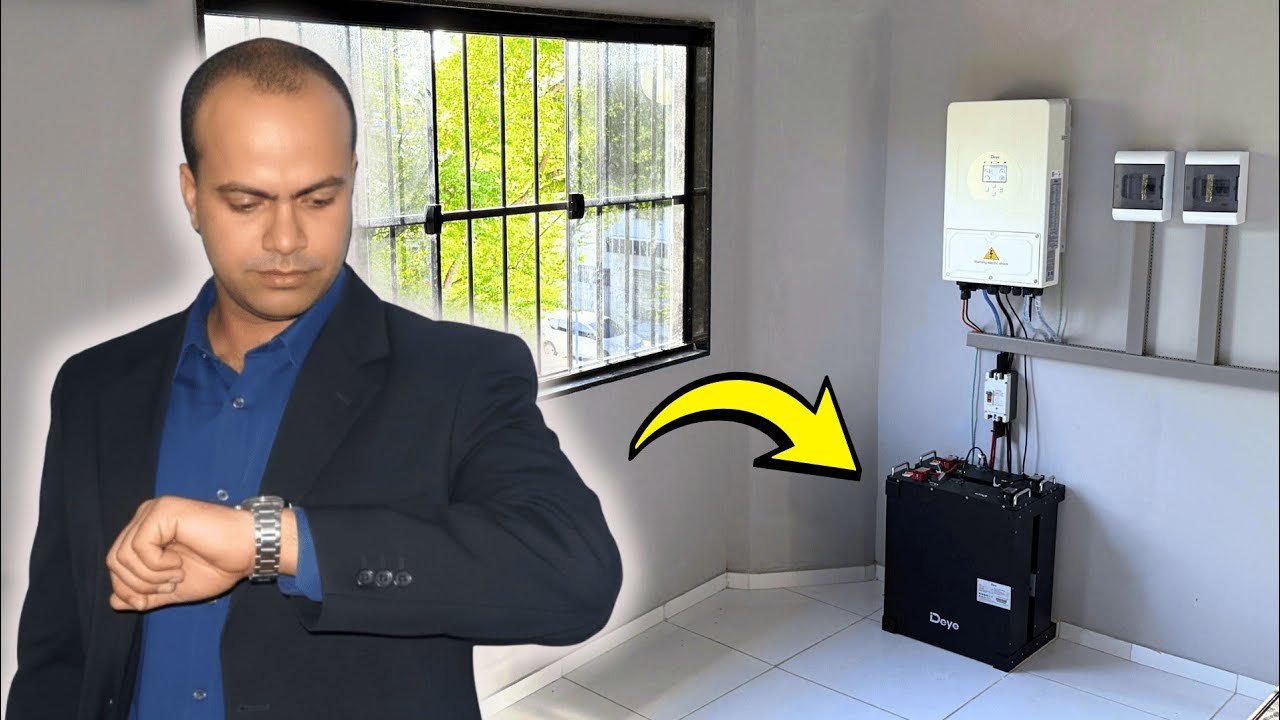 ⏰ Quantas HORAS mantém a CASA TODA + AR CONDICIONADO com duas baterias Deye SE-G5.1 | 100A ?