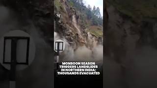 Heavy rain hits northern India, triggering landslides