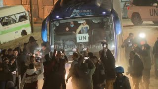First Palestinians allowed back into Gaza Strip through Rafah crossing arrive in Khan Younis