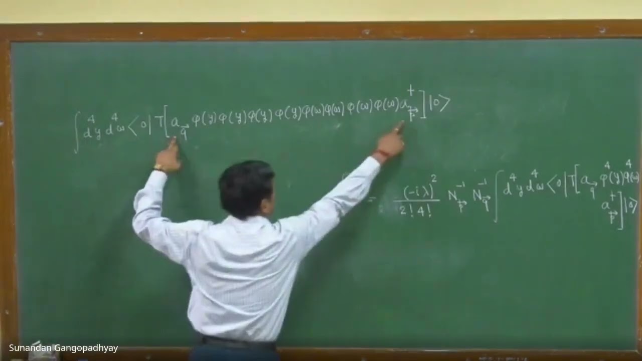 Dr. Sunandan Gangopadhyay QFT Lecture 23 2021 03 07