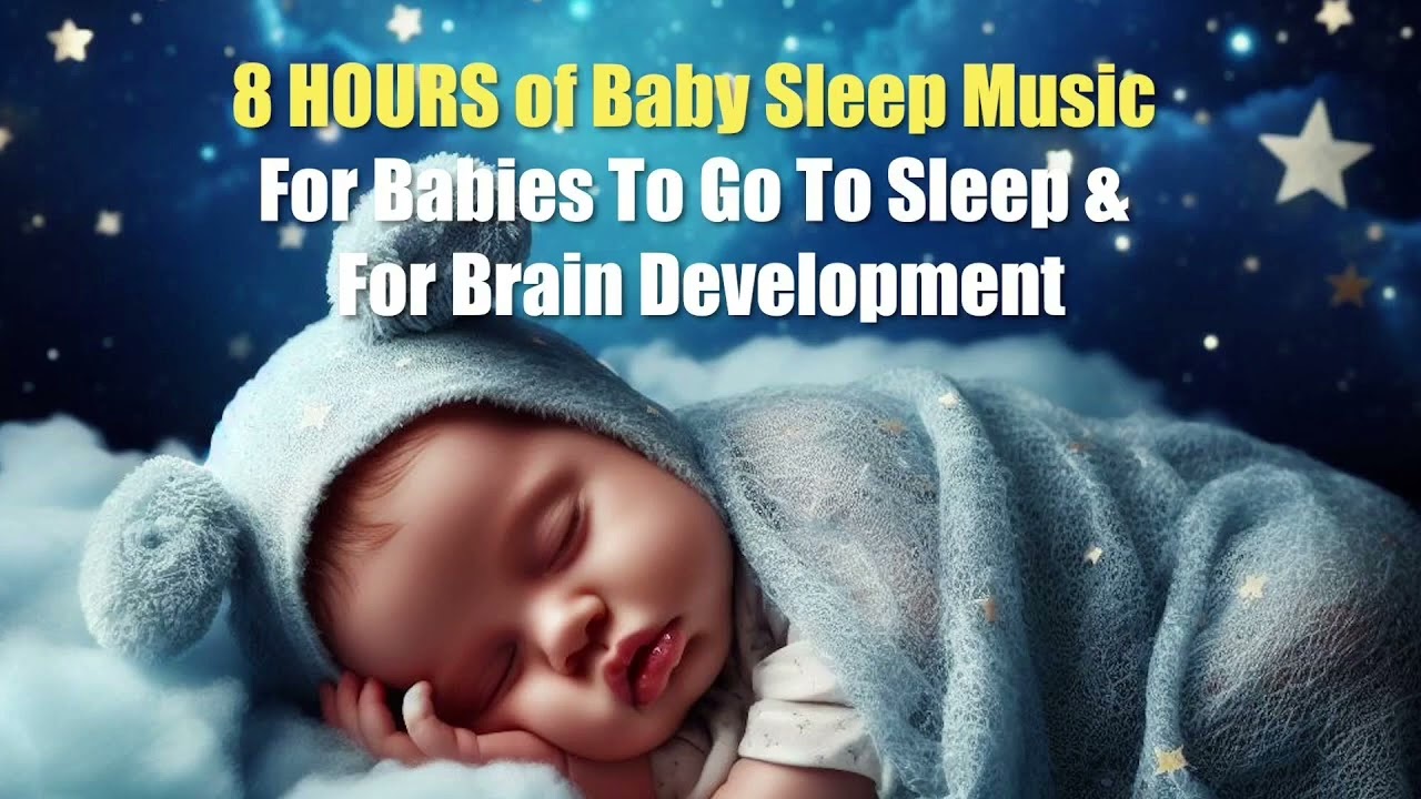 Baby Sleep Fast 💤 8 Hour Lullaby Music 🎵 Mozart Deep Sleep Aid