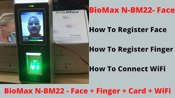 Installation of Biomax N-BM22-Face Machine | Biomax Attendance