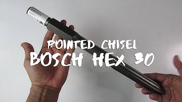 Mata Bobok Bosch Pointed Chisel 30mm Hex Shank - 400mm