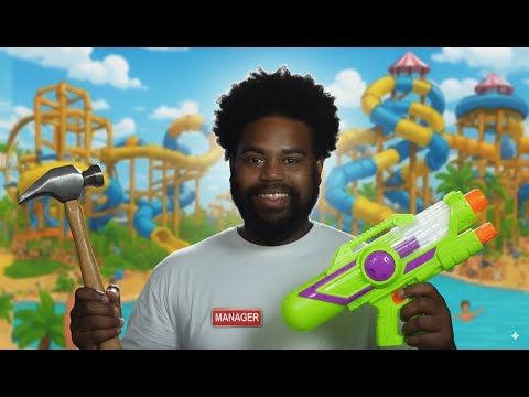I Built a Water Park From Scratch 🌊 | Water Park Simulator (Day 1)