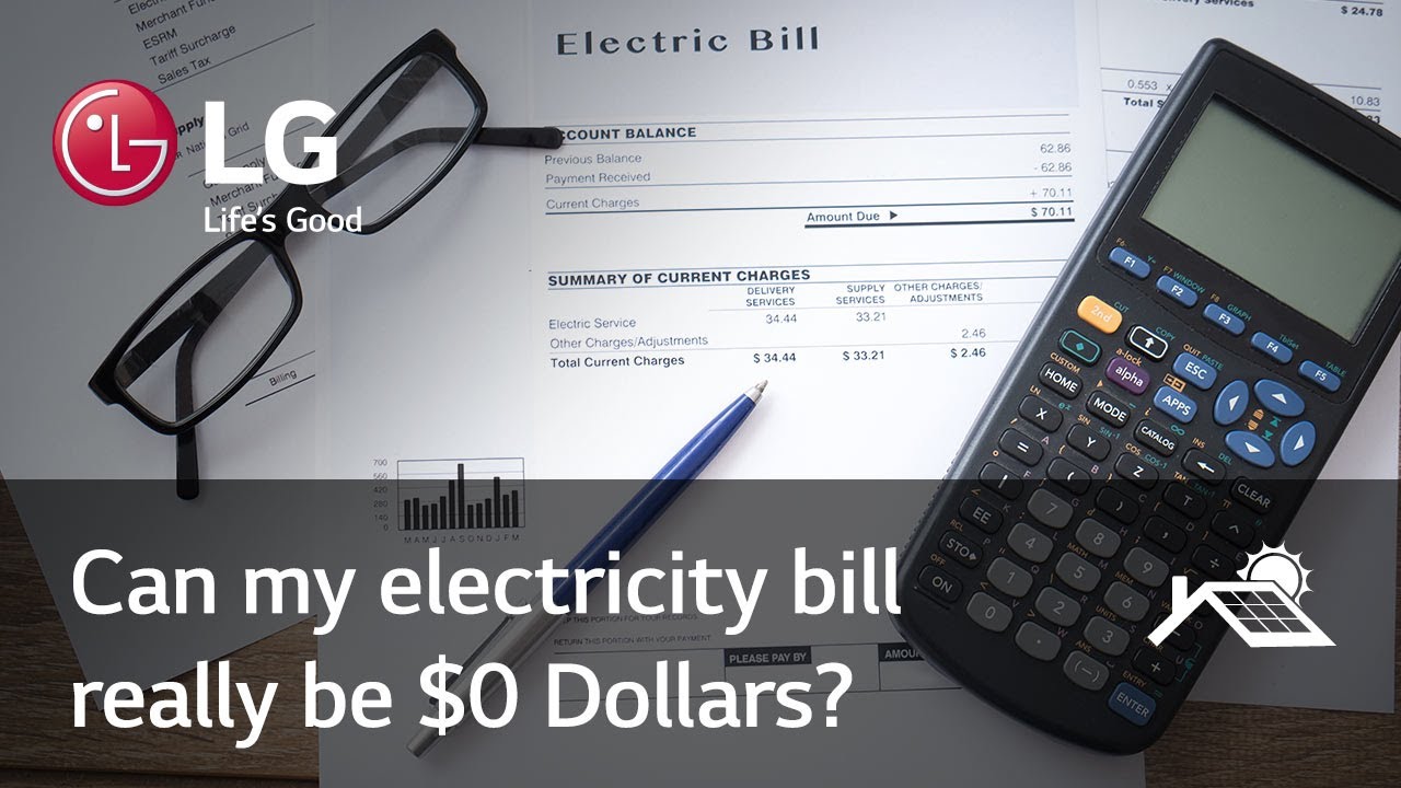 Can my electricity bill really be 0 Dollars? YouTube