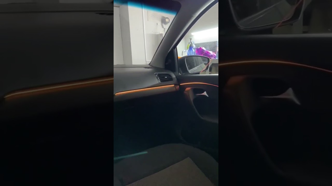 Контурная подсветка салона Volkswagen Polo✅Ambient light Volkswagen Polo•NeonCar64•