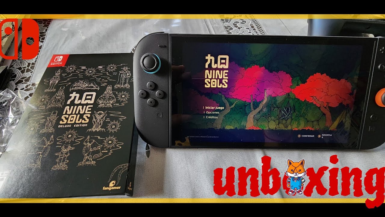 Unboxing nine sols deluxe edition nintendo switch - YouTube
