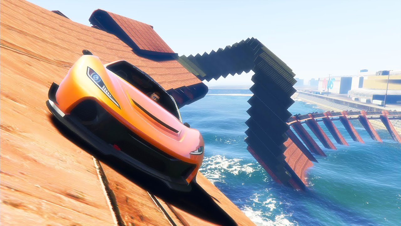 WALLRIDE WATER PARK GTA 5 ONLINE YouTube