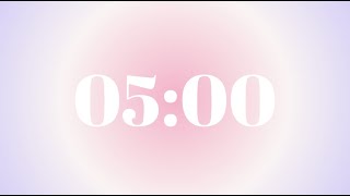 Pink Aura 5 Minute Countdown  (For Meditation & Relaxation) 🌸🔔