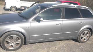 Видео-тест автомобиля Audi A4 (серебро, 2004, 2,0)