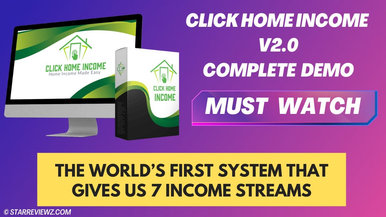 Click Home Income v2.0 Demo + Review - *Huge $27K Bonus Offer* - YouTube