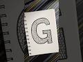 D - 8 [A to Z Power Series💥] G for Growth 🌱#shorts #doodle #doodleletters #easyart #viral #artist