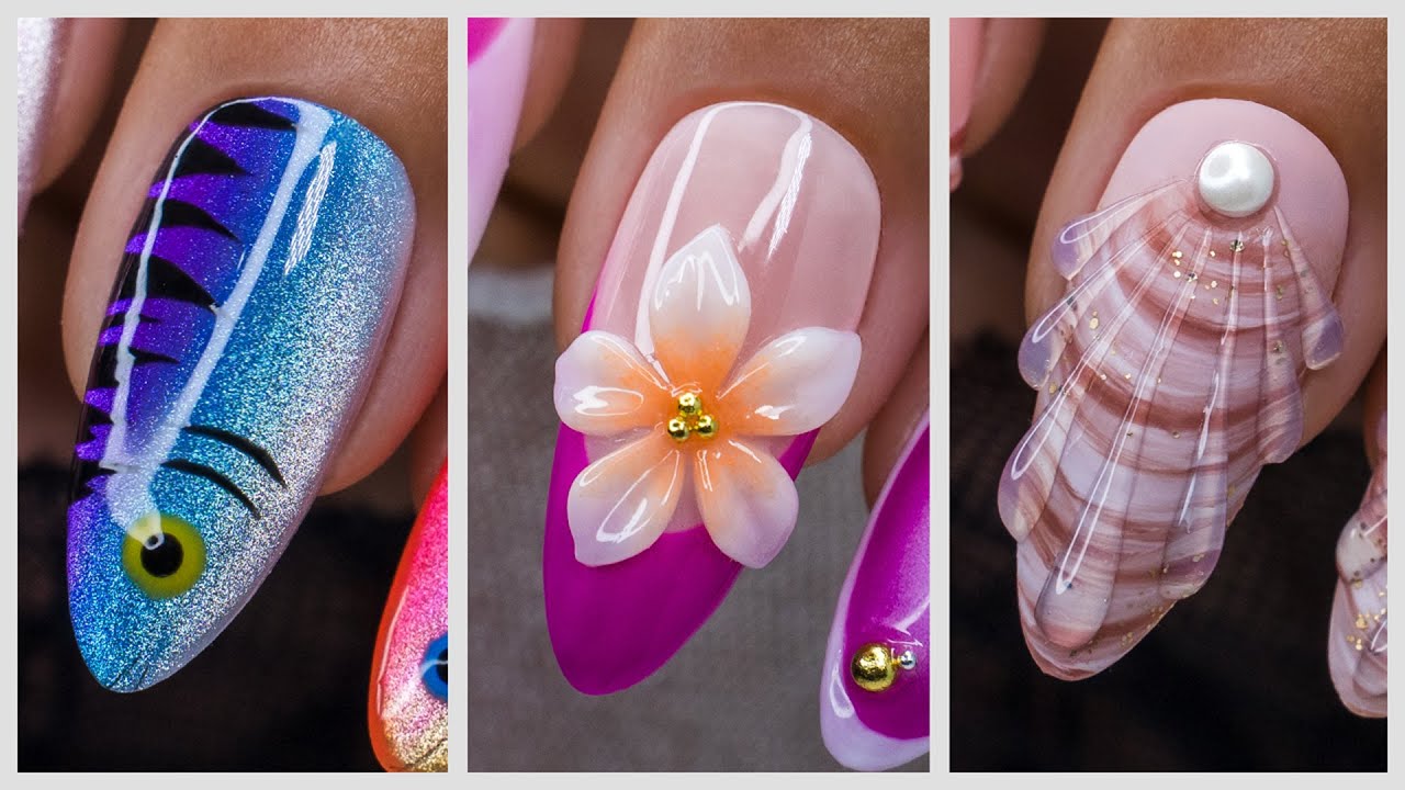 New Nail Art Ideas 2025 | 5 Summer Nail Art Tutorial