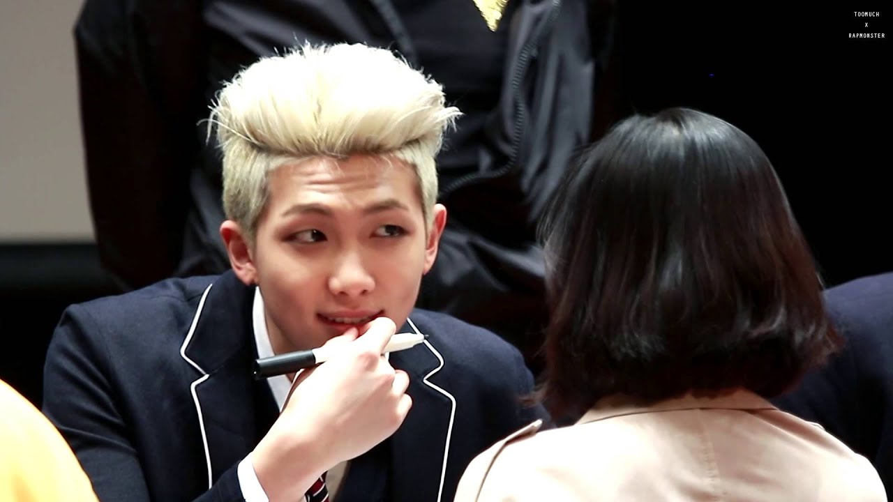 140402 다정빔이 쏟아지는 남준이 ㅠㅠ