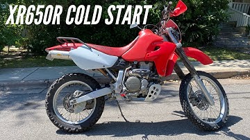 How to start an XR650R - Starting Procedure FULL TUTORIAL