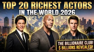 Top 20 Richest Actors in the World 2026: The Billionaire Club! 