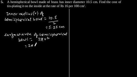 CBSE Class-9 Maths NCERT solution - Surface Areas And Volumes - Exercise 13.4 - Problem 5