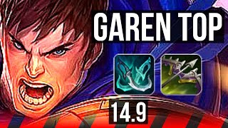 GAREN vs TWISTED FATE (TOP) | 10/1/3, 1300+ games, Godlike | EUW Master | 14.9