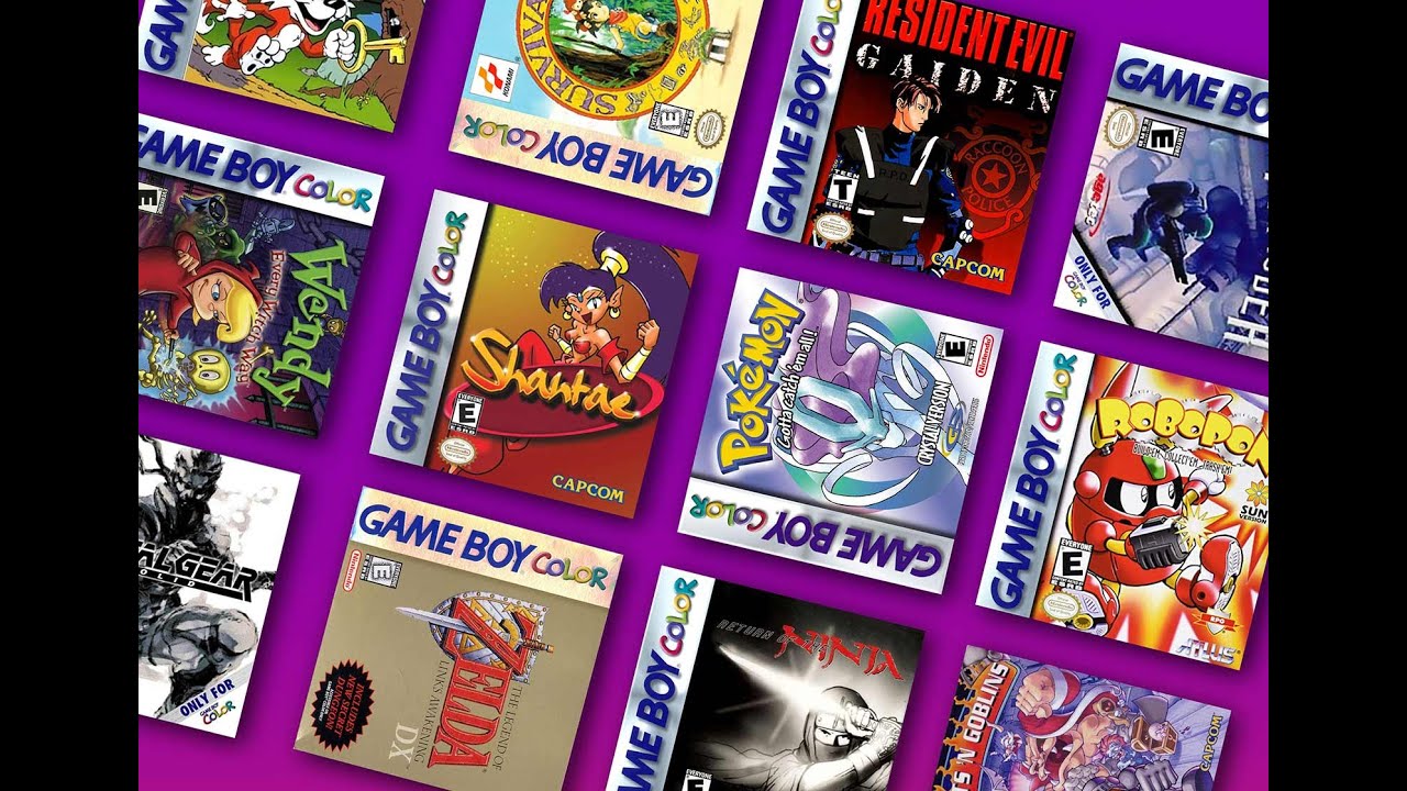 Gameboy Color Gameboxart All GameBoyColor Games Box Art - YouTube