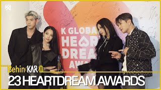 2023 K Global Heart Dream Awards Behind | Kard Behind