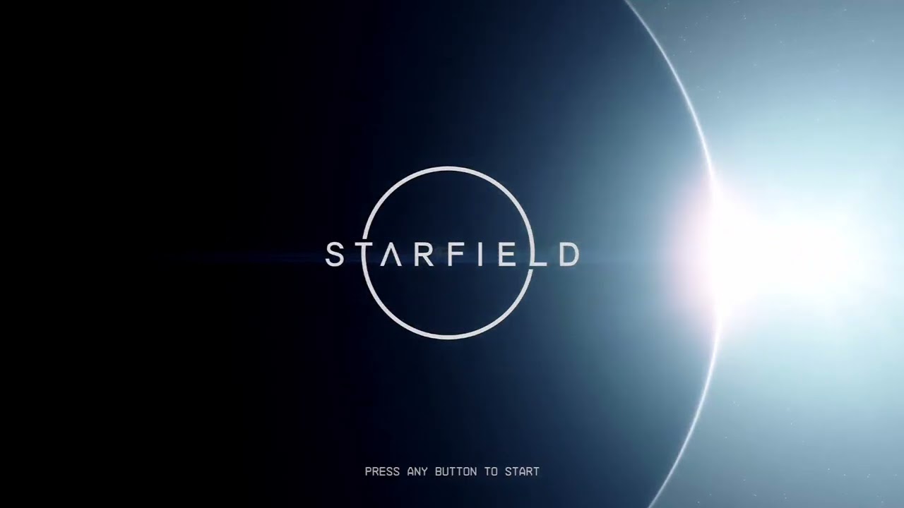 STARFIELD Title Screen Xbox One X 30.10.23