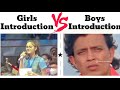 Girls vs boys introduction  shubhanshu verma shorts memes