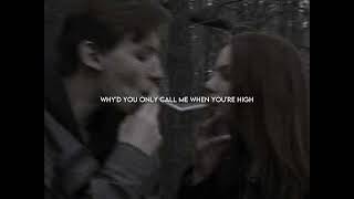 why'd you only call me when you're high - arctic monkeys