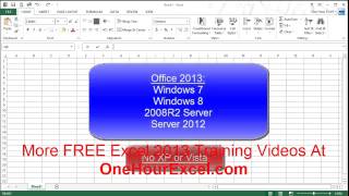 Get The Ultimate Excel 2013: Free Excel Tutorial & Excel Training HD Videos