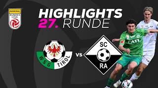 WSG Tirol - SCR Altach 27. Runde ADMIRAL Bundesliga 2025/26