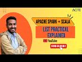 Master Apache Spark Lists Using Scala 💡 | Real-Time Hands-On Session by ACTE Bangalore 🎯