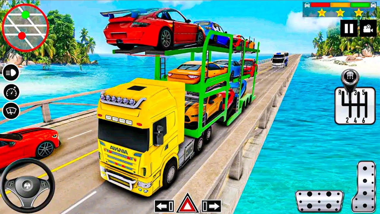 Car Transporter Driving Simulator - Cargo Trailer Truck Driver 2022 - Android GamePlay