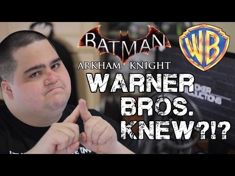 Video: Warner Bros. Vidste Vidst Om Arkham Knight PC's Fiaskoer For Måneder Siden - Rapport