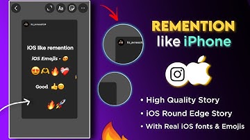 iPhone Story Remention on Android with Real iOS Font | Honista iPhone Story | iOS Instagram🔥