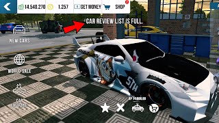 How to fix CAR REVIEW LIST IS FULL in Car Parking