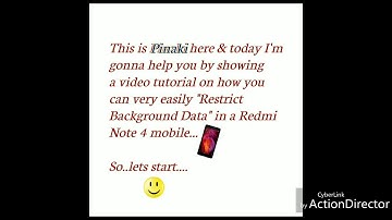 How to Restrict Background Data in Redmi Note 4 VERY EASILY!!!