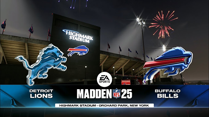 Madden 25 - Detroit Lions @ Buffalo Bills - 2025 Offseason Rosters