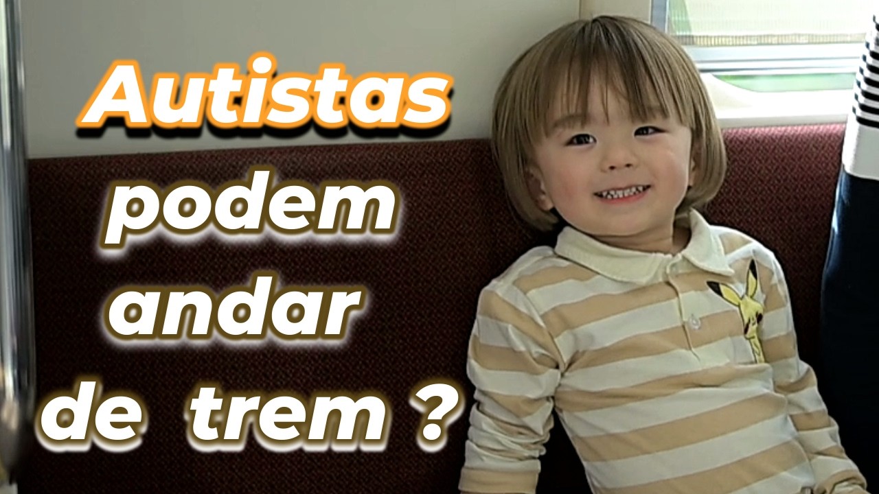 Andando no metrô do Japão! Meu filho andando de trem pela primeira vez...