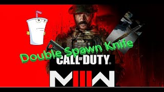 Best Spawn Throwing Knife Double Kill | MW3 (2023) | HC SnD Mansion Map