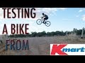 Buying and Testing a Department Store Bike