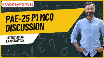 PAE2025 - Paper 1 - MCQ - Discussion (Solutions)