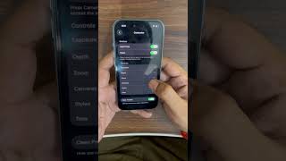 How to fixed zoom in and zoom out for camera in iPhone 16 when scroll on button  #iphone screenshot 3