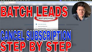 Celebrity ✅  How To Cancel Your Batch Leads Paid Subscription🔴 Profile