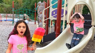 Хайди и Зидан учат правила поведения на детской площадке! Видео для детей