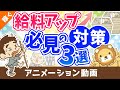 「給料少ない」と感じる人に知ってほしい3つのこと【給料アップは意外に簡単!?】【稼ぐ 実践編】：（アニメ動画）第334回